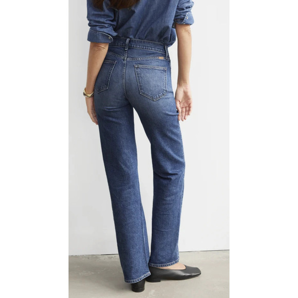 AYR The Secret Sauce High Rise Loose Straight Leg Jeans Blue Denim Women's 32 - Picture 9 of 11